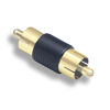 Picture of VCE RCA Male to Male Coupler 5-Pack, Gold Plated Dual Male Connector RCA M-M Adapter