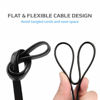 Picture of Keple RJ11 Cable ADSL 3ft Extension Lead Phone Cord Telephone Plug High Speed Xfinity Internet Broadband Male to Male Router and Modem to RJ11 Phone Socket/Microfilter/Landline Wire (Black)