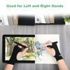 Picture of Digital Drawing Glove Right Hand for ipad, Paper Sketching,2 Pack Artist Glove for Drawing Tablet,Two Finger Art Glove Left Hand,Smudge Guard,Medium