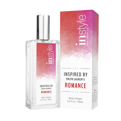 Picture of Instyle Fragrances | Inspired by Ralph Lauren's Romance | Women’s Eau de Toilette | Vegan, Paraben Free, Phthalate Free | Never Tested on Animals | 3.4 Fluid Ounces