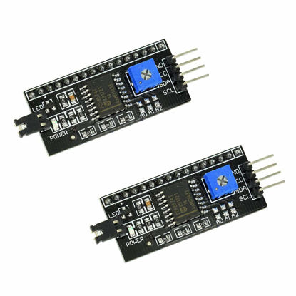 Picture of HiLetgo 2pcs 5V 2004 1602 LCD Display IIC I2C Adapter IIC Serial Interface Adapter for Arduino Robort Parts