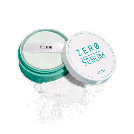 Picture of ETUDE Zero Sebum Drying Powder 4g New | Lightweight Oil Control No Sebum Loose Face Powder with 80% Mineral | Long Lasting for Setting or Foundation Makes Skin Downy