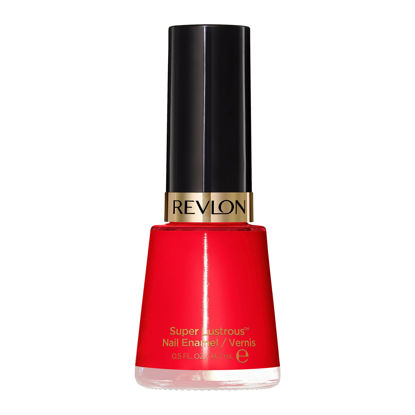 Picture of Revlon Nail Enamel, Chip Resistant Nail Polish, Glossy Shine Finish, in Red/Coral, 640 Fearless, 0.5 oz