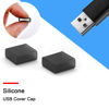 Picture of Gavemi USB Cover Cap 20 Pcs Silicone USB Type A Male Plug Anti-Dust Protector Caps