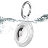 Picture of 1 Pack IPX8 Waterproof AirTag Keychain Holder Case, Lightweight, Anti-Scratch, Easy Installation,Soft Full-Body Shockproof Air Tag Holder for Luggage,Keys, Dog Collar-Clear