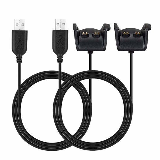 Picture of JIUJOJA 2Pack Replacement Charging Cable Cord for Garmin Vivosmart HR/Vivosmart HR+/Vivosmart HR Plus/Approach X40 （Not for Vivosmart） Smart Watch