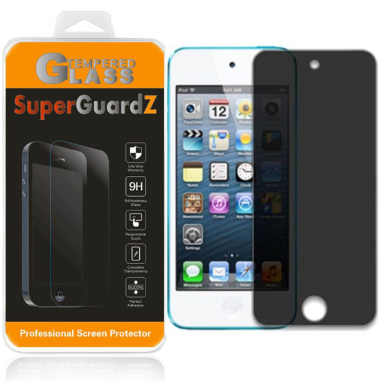 Picture of for for iPod Touch 6 (6th Gen) / 5 (5th Gen) - SuperGuardZ Privacy Anti-Spy Tempered Glass Screen Protector, 9H Anti-Scratch, 2.5D Round Edge, Anti-Bubble [Lifetime Replacements]