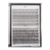 Picture of Bodermincer 240pcs C Curl 10D/20D Cluster Eyelashes Mixed, 0.07mm /0.10 mm Mixed,8/9/10/11/12mm,10/11/12/13/14mm,12/13/14/15/16mm/14/15/16/17/18mm/16/17/18/19/20mm and Under Eyelashes Mixed Professional Makeup Individual Cluster Eye Lashes (16/17/18