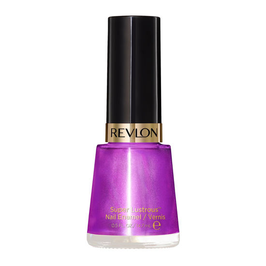 Picture of Revlon Nail Enamel, Chip Resistant Nail Polish, Glossy Shine Finish, in Plum/Berry, 450 Hypnotic, 0.5 oz