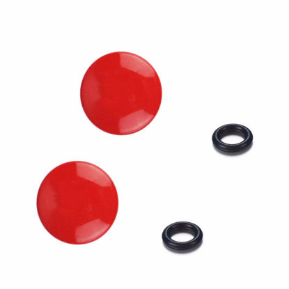 Picture of LXH 2 Pack Red Convex Metal Soft Release Button Finger Touch Fits Any Standard Threaed Release for Fujifilm X-PRO2, XPRO-1,X100F, X100T, X100, X100S, X10, X20, X30, X-E1, X-E2,X-E2S, STX-2, X-T10