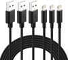 Picture of Lightning Cable MFi Certified - iPhone Charger 3Pack 3FT Lightning to USB A Charging Cable Cord Compatible with iPhone 14 13 12 SE 2020 11 Xs Max XR X 8 7 6S 6 Plus 5S iPad Pro iPod Airpods - Black