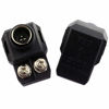 Picture of E-outstanding 2PCS Antenna Matching Transformer Connector 300 Ohm to 75 Ohm Quick Push-On Plug UHF VHF FM Converter Adapter