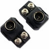 Picture of E-outstanding 2PCS Antenna Matching Transformer Connector 300 Ohm to 75 Ohm Quick Push-On Plug UHF VHF FM Converter Adapter