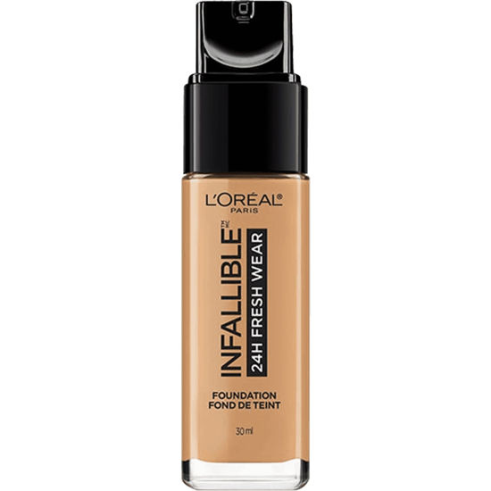 Picture of L’Oréal Paris Cosmetics Infallible 24 Hour Fresh Wear Foundation, Lightweight, Sun Beige, 1 oz.