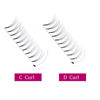 Picture of Lash Extensions Premade Fans Eyelash Extensions Short Stem C Curl Volume Lash Extensions Pre Made Volume Lashes Premade Lash Extensions Fans  (5D-0.10C, 11mm)