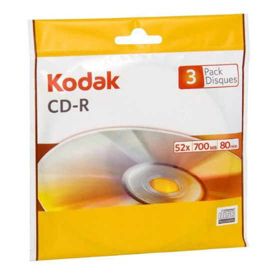 Picture of Kodak CD-R 52X 3 pack Discs