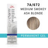 Picture of WELLA Color Charm Permanent Gel, Hair Color for Gray Coverage, 7A Medium Smokey Ash Blonde