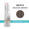 Picture of WELLA Color Charm Permanent Gel, Hair Color for Gray Coverage, 4N Medium Brown