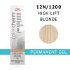 Picture of WELLA Color Charm Permanent Gel, Hair Color for Gray Coverage, 12N High Lift Blonde