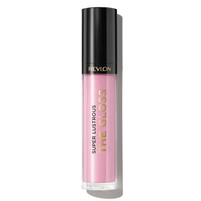 Picture of Revlon Lip Gloss, Super Lustrous The Gloss, Non-Sticky, High Shine Finish, 207 Pink Sky, 0.13 Oz