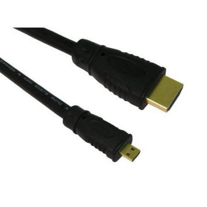 Picture of Synergy Digital Camera HDMI Cable, Works with Sony ZV-1 Digital Camera, 5 Ft. High Definition Micro HDMI (Type D) to HDMI (Type A) HDMI Cable