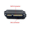 Picture of chenyang CY SFF-8482 SAS 22Pin to 7Pin + 15Pin SATA Hard Disk Drive Raid Adapter with 15 Pin Power Port (Straight)