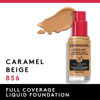 Picture of Covergirl Outlast Extreme Wear 3-in-1 Full Coverage Liquid Foundation, SPF 18 Sunscreen, Caramel Beige, 1 Fl. Oz.