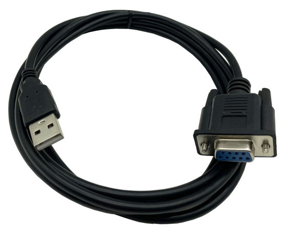 Picture of Dafensoy USB to RS232 Serial Adapter, USB A Male to DB9 Pin Female Serial Converter Cable,Suitable for Connecting Computers and Various Serial Devices - Black 1.8M/6Feet