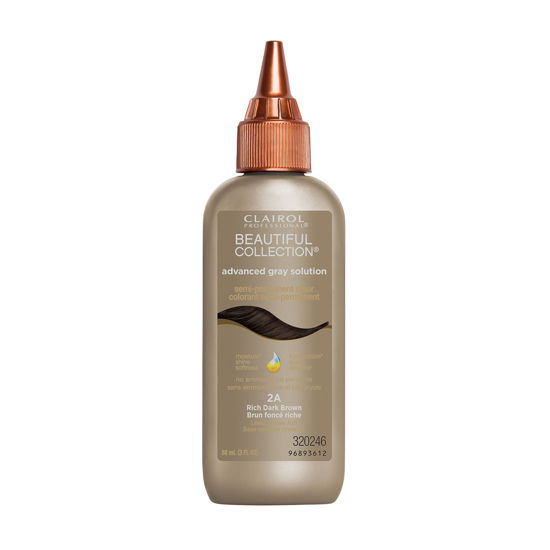 Picture of Clairol Professional Beautiful Advanced Gray Solutions 2a Rich Dark Brown, 3 oz