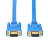 Picture of DTech Thin VGA Cable 6ft, Computer Monitor VGA Male to Male Cord Ultra Slim Flat Design (6 Feet, Blue)