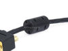 Picture of Monoprice Ultra Slim SVGA Super VGA Male to Male Monitor Cable - 6 Feet With Ferrites | 30/32AWG, Gold Plated Connector