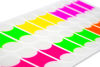 Picture of TOUGH GIRLS | Nail Polish Strips | 20 Stylish Strips | Brighter, Thicker, Tougher | Includes Cuticle Stick, Nail File, & Nail Wipes (French Tip Neon - Short Nails)