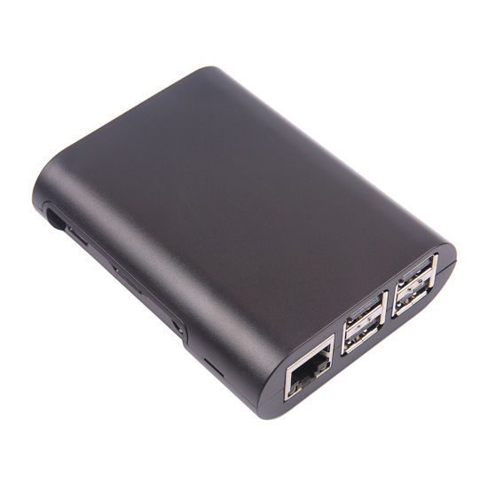 Picture of JBtek Jet Black Case for Raspberry Pi 3 Model B & Raspberry Pi 2 Model B - Access to All Ports