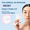 Picture of Clean Skin Club Clean² Pads 2.0 [New & Improved Edges] Guaranteed Not to Shed & Tear Face Pads, Unique Triple Layers, Textured & Ultra Soft Side, Organic Disposable Cotton, Pair with Makeup Remover