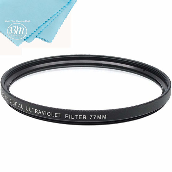 Picture of 77mm UV Protective Filter for Canon EOS R, EOS 6D, EOS 6D Mark II, EOS 5D Mark IV Camera with EF 24-105mm USM Lens