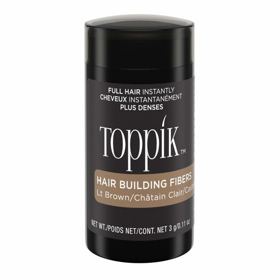 Picture of Toppik Hair Building Fibers, Light Brown, 0.11 Ounce