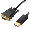 Picture of DisplayPort to VGA Cable 6 Feet, Display Port DP to VGA Adapter Cord Male to Male HD Video 1080P for Computer, Monitor, TV, Projector