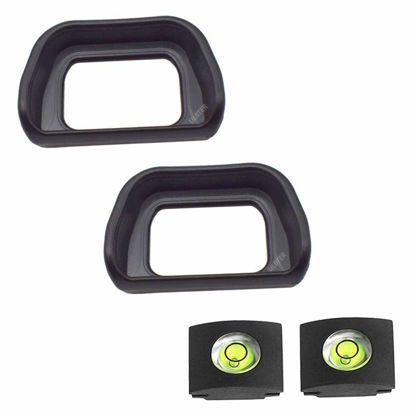 EB 80D 90D Eyepiece Eyecup Viewfinder Eye Cup for Canon EOS 90D/80D/70D/60D/50D/40D/20D/5D  Mark II/5D Mark I/6D Mark II/6D Mark I Camera (2-Pack), ULBTER viewfinder  Eyecup with Hot Shoe Cover