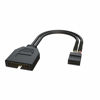 Picture of LINKUP - USB 2.0 Female to USB 3.0 Male 20 Pin IDC Motherboard Header Active Compatible Converter Compatible with LINKUP Type C USB-C Chipset and Panel Mount