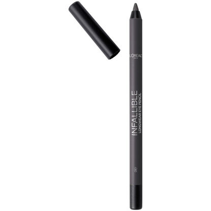 Picture of L’Oréal Paris Makeup Infallible Pro-Last Pencil Eyeliner, Waterproof and Smudge-Resistant, Glides on Easily to Create any Look, Grey, 0.042 Oz.