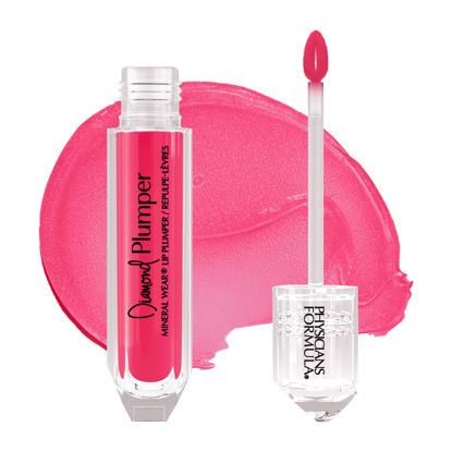 Picture of Physicians Formula Mineral Wear Diamond Lip Plumper Gloss, Dermatologist Tested Pink Radiant Cut