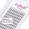 Picture of Premade Fans Eyelash Extensions 10D C Curl 8mm Volume Lash Extensions 0.10 Premade Lash Fans Short Stem Lash Extension Volume (10D-0.10-C, 8mm)