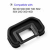 Picture of EB Eyecup,Sedremm Camera EB Eyecup Replacement Eyepiece for EOS 5D Mark II / 5D / 6D / 70D / 60D/ 50D/ 40D Cameras Viewfinder, 2 Pack