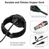 Picture of Compatible for Garmin Charger Cable, Watch Charger for Garmin Fenix 7, fenix 5, fenix6, Fenix 7 7S 7X Pro Sapphire,Forerunner 945 935 45 45S 245, Approach S60 S10 S40 X10 Smart Watch charging cable