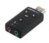 Picture of SABRENT USB 2.0 External Surround Sound Adapter - Add Sound to a Desktop or Notebook - Driverless! (USB-SBCV)