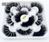 Picture of HBZGTLAD new 5 Pairs 25 mm 3d Mink Lashes Bulk Faux with Custom Natural Mink Lashes Pack Short Wholesales Natural False Eyelashes (9D-03#)