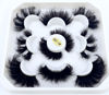 Picture of HBZGTLAD new 5 Pairs 25 mm 3d Mink Lashes Bulk Faux with Custom Natural Mink Lashes Pack Short Wholesales Natural False Eyelashes (9D-01#)