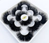 Picture of HBZGTLAD new 5 Pairs 25 mm 3d Mink Lashes Bulk Faux with Custom Natural Mink Lashes Pack Short Wholesales Natural False Eyelashes (9D-14)