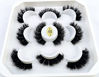 Picture of HBZGTLAD new 5 Pairs 25 mm 3d Mink Lashes Bulk Faux with Custom Natural Mink Lashes Pack Short Wholesales Natural False Eyelashes (9D-01)