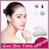 Picture of ROISOOT Upgrade Gua Sha Stainless Steel Tool for Face, Massage Scraper for Facial Skin Care (Metallic Luster)